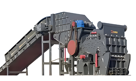 Scrap metal shredding recycling line project in St. Petersburg