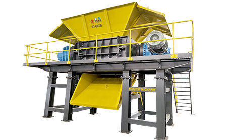 Double shaft shredder used for solid waste resource utilization