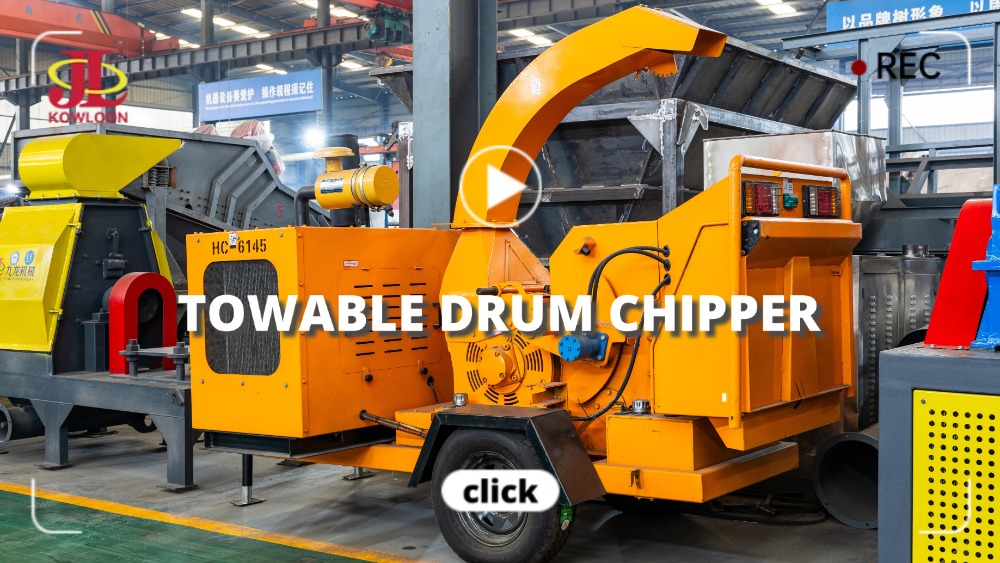 TWC Towable Drum Chipper