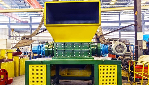 Electronic waste shredder has been shipped to the United States