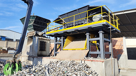 Metal shredder equipment project in Algeria