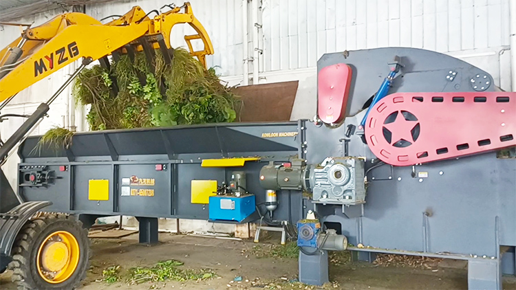 industrial wood chipper with customizable screen sizes