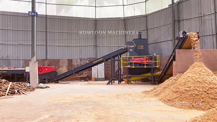 commercial drum wood chipper machine