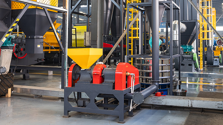 Tire recycling plant equipment rubber powder final stage