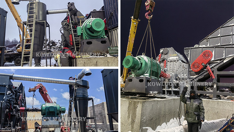 metal crusher project installation