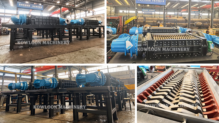 metal shredder recycling line equipment