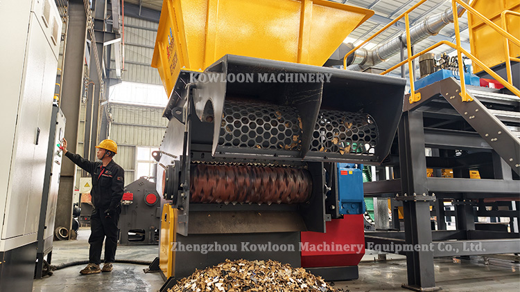 High torque single shaft shredder machine