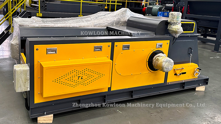 non ferrous metal recycling machine with eddy current separation system