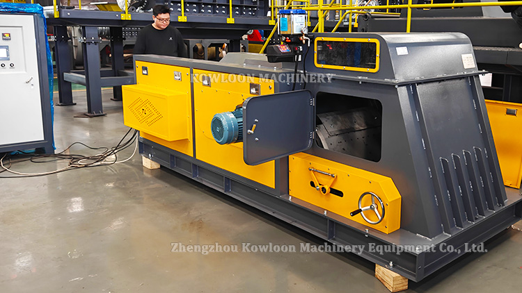 eddy current separator used after metal shredding and crushing process